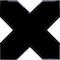 Apollo Tile Siena 5.35inx5.35in Glossy Black Ceramic Cross-Shaped Wall and Floor Tile 5.37 sqft/case, 27PK MOR88NERCRA - alternate 1
